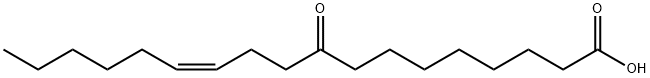 12-Octadecenoic acid, 9-oxo-, (12Z)- Struktur