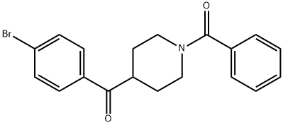 Methanone, (1-benzoyl-4-piperidinyl)(4-bromophenyl)-