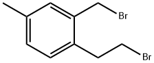 Benzene, 1-(2-bromoethyl)-2-(bromomethyl)-4-methyl- Structure