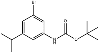 Carbamic acid, [3-bromo-5-(1-methylethyl)phenyl]-, 1,1-dimethylethyl ester (9CI)