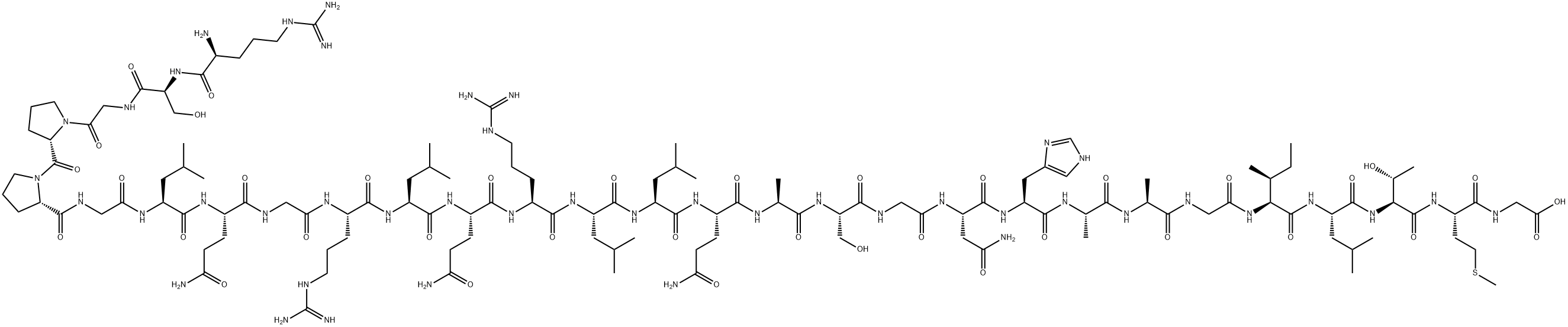 HYPOCRETIN (70-98) (HUMAN), 1129545-33-0, 结构式