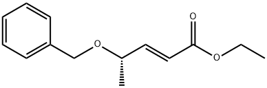 2-Pentenoic acid, 4-(phenylmethoxy)-, ethyl ester, (2E,4S)-