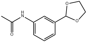 Acetamide, N-[3-(1,3-dioxolan-2-yl)phenyl]- Structure