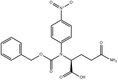 L-Glutamine, N-(4-nitrophenyl)-N2-[(phenylmethoxy)carbonyl]- Struktur