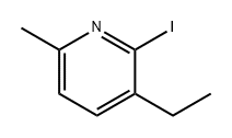 Pyridine, 3-ethyl-2-iodo-6-methyl- Struktur