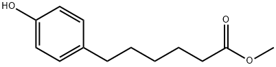 Benzenehexanoic acid, 4-hydroxy-, methyl ester Structure