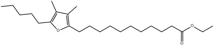ethyl 11-(3,4-dimethyl-5-pentylfuran-2-yl)undecanoate Structure