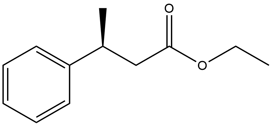 Benzenepropanoic acid, β-methyl-, ethyl ester, (βS)- Struktur