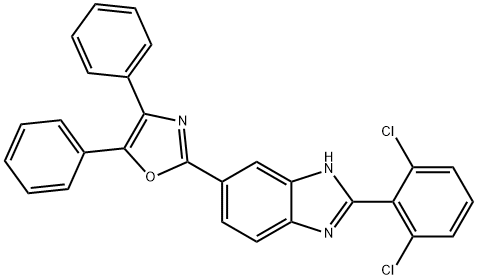 1H-Benzimidazole, 2-(2,6-dichlorophenyl)-6-(4,5-diphenyl-2-oxazolyl)-