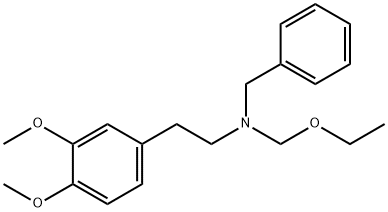 Benzeneethanamine, N-(ethoxymethyl)-3,4-dimethoxy-N-(phenylmethyl)-