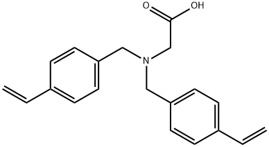 Glycine, N,N-bis[(4-ethenylphenyl)methyl]- Struktur