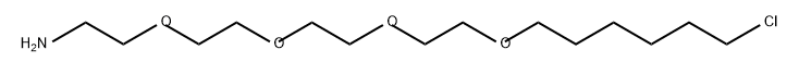 3,6,9,12-Tetraoxaoctadecan-1-amine, 18-chloro- Structure