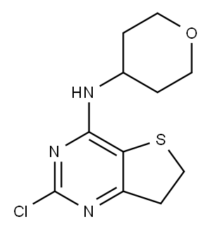 1143575-84-1 Thieno[3,2-d]pyrimidin-4-amine, 2-chloro-6,7-dihydro-N-(tetrahydro-2H-pyran-4-yl)-