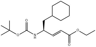 114371-49-2 2-Pentenoic acid, 5-cyclohexyl-4-[[(1,1-dimethylethoxy)carbonyl]amino]-, ethyl ester, (2E,4S)-