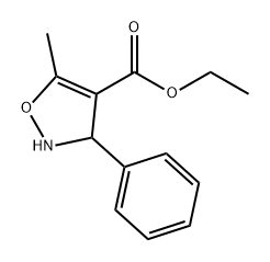 4-Isoxazolecarboxylic acid, 2,3-dihydro-5-methyl-3-phenyl-, ethyl ester