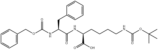 L-Lysine, N-[(phenylmethoxy)carbonyl]-L-phenylalanyl-N6-[(1,1-dimethylethoxy)carbonyl]- Structure