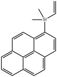 Pyrene, 1-(ethenyldimethylsilyl)- Structure