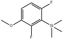 1,3-二氟-4-甲氧基-2-(三甲基甲硅烷基)苯,114636-02-1,结构式