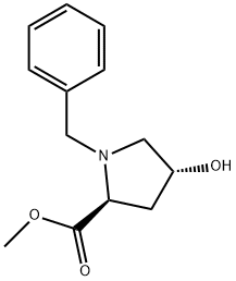 methyl (2S,4R)-1-benzyl-4-hydroxypyrrolidine-2-carboxylate, 114676-48-1, 结构式