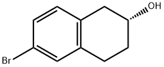 2-Naphthalenol, 6-bromo-1,2,3,4-tetrahydro-, (2R)- Struktur
