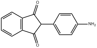 1H-Indene-1,3(2H)-dione, 2-(4-aminophenyl)- Structure