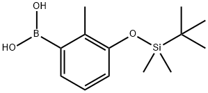 3-[(叔丁基二甲基硅基)氧基]-2-甲基苯硼酸,1148021-80-0,结构式
