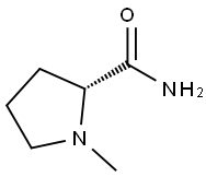 (R)-1-甲基吡咯烷-2-甲酰胺, 114812-17-8, 结构式