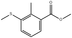 Methyl 2-methyl-3-(methylthio)benzoate 结构式
