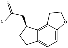 2H-Indeno[5,4-b]furan-8-acetyl chloride, 1,6,7,8-tetrahydro-, (8S)-