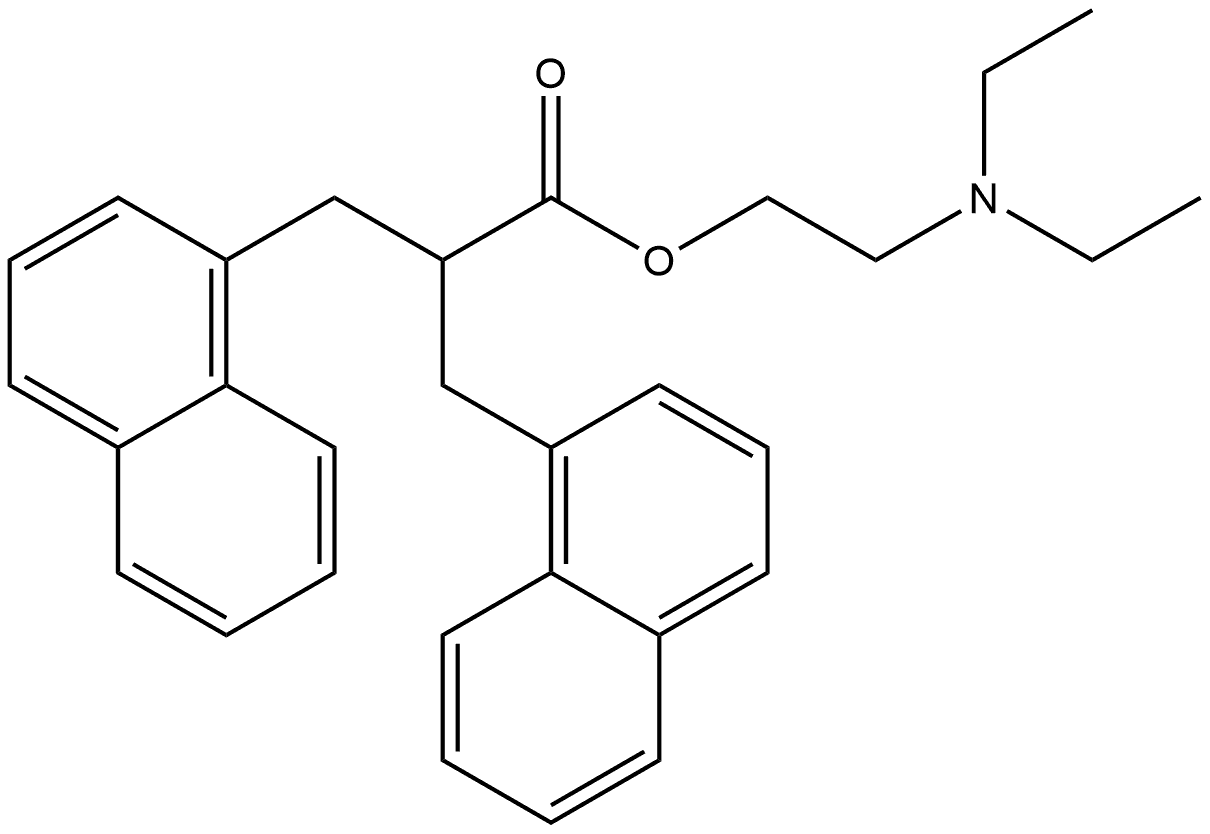 2-Desmethyltetrahydrofuran-methylnaphthalene Nafronyl hydrochloride Struktur