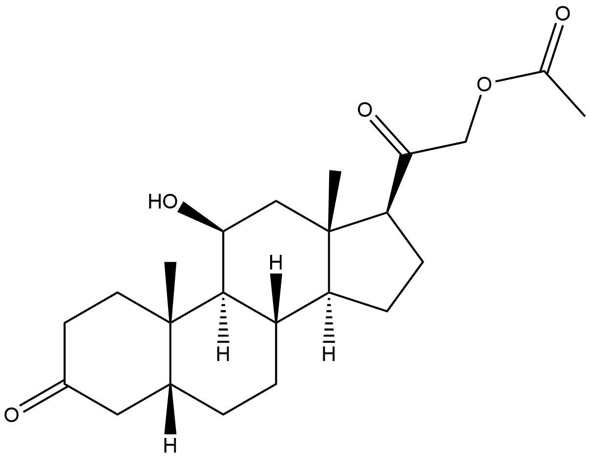 4,5-DEHYDRO-CORTICOSTERONE 21-ACETATE,115073-83-1,结构式