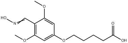 Pentanoic acid, 5-[4-[(hydroxyimino)methyl]-3,5-dimethoxyphenoxy]-