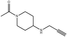 1-(4-(丙-2-炔-1-基氨基)哌啶-1-基)乙-1-酮, 1152710-39-8, 结构式