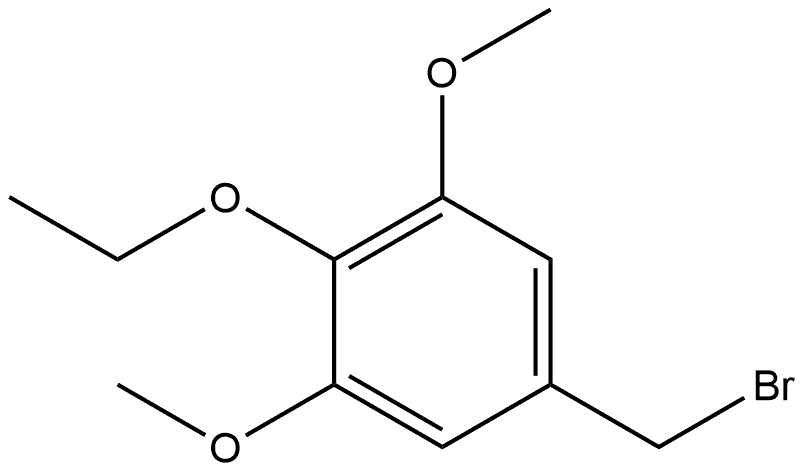 5-(Bromomethyl)-2-ethoxy-1,3-dimethoxybenzene Structure