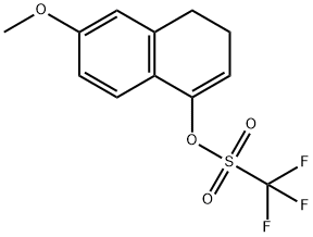 6-methoxy-3,4-dihydronaphthalen-1-yl trifluoromethanesulfonate Structure