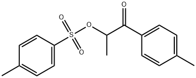 1-Propanone, 1-(4-methylphenyl)-2-[[(4-methylphenyl)sulfonyl]oxy]- Structure