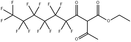 Nonanoic acid, 2-acetyl-4,4,5,5,6,6,7,7,8,8,9,9,9-tridecafluoro-3-oxo-, ethyl ester