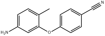 4-(5-氨基-2-甲基苯氧基)苯腈 结构式
