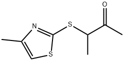 3-[(4-methyl-1,3-thiazol-2-yl)sulfanyl]butan-2-one,1155086-26-2,结构式