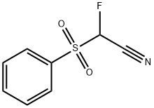2-FLUORO-2-(PHENYLSULFONYL)ACETONITRILE, 1156574-60-5, 结构式