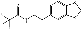 Acetamide, N-[2-(1,3-benzodioxol-5-yl)ethyl]-2,2,2-trifluoro- Structure