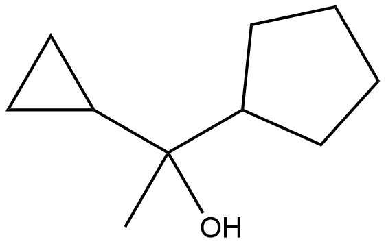 α-Cyclopropyl-α-methylcyclopentanemethanol Structure