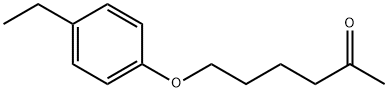 2-?Hexanone, 6-?(4-?ethylphenoxy)?- Structure