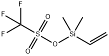 Methanesulfonic acid, 1,1,1-trifluoro-, ethenyldimethylsilyl ester Structure