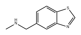 5-Benzothiazolemethanamine, N-methyl-,1158749-26-8,结构式