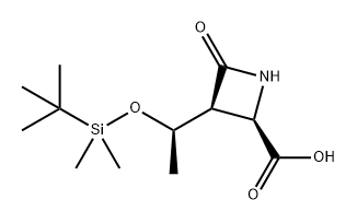2-Azetidinecarboxylic acid, 3-[(1R)-1-[[(1,1-dimethylethyl)dimethylsilyl]oxy]ethyl]-4-oxo-, (2R,3S)-