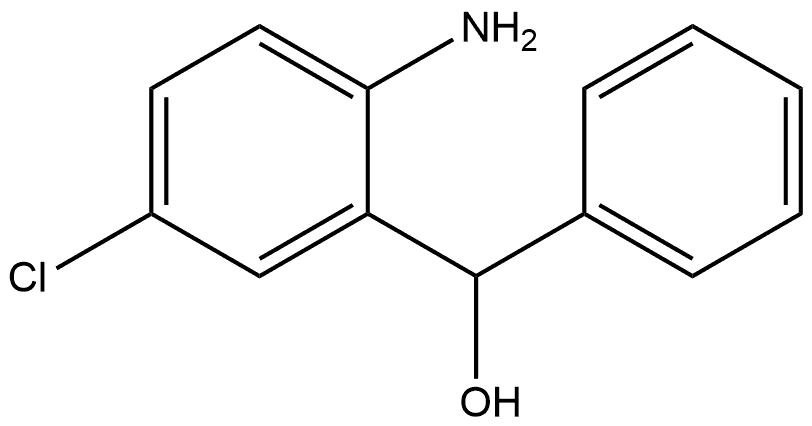 Benzenemethanol, 2-amino-5-chloro-α-phenyl-, (-)-