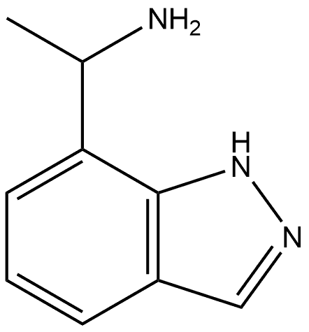 1-(1H-indazol-7-yl)ethanamine,1159511-33-7,结构式
