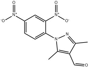 1-(2,4-Dinitrophenyl)-3,5-dimethyl-1H-pyrazole-4-carbaldehyde Structure