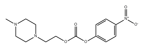 Carbonic acid, 2-(4-methyl-1-piperazinyl)ethyl 4-nitrophenyl ester Structure